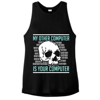 Cyber Hacker Computer Security Expert Cybersecurity Ladies PosiCharge Tri-Blend Wicking Tank