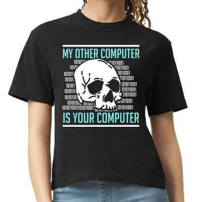Cyber Hacker Computer Security Expert Cybersecurity Comfort Colors Boxy T-Shirt
