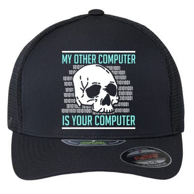 Cyber Hacker Computer Security Expert Cybersecurity Flexfit Unipanel Trucker Cap