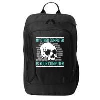 Cyber Hacker Computer Security Expert Cybersecurity City Backpack