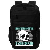 Cyber Hacker Computer Security Expert Cybersecurity Impact Tech Backpack