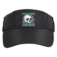 Cyber Hacker Computer Security Expert Cybersecurity Adult Drive Performance Visor