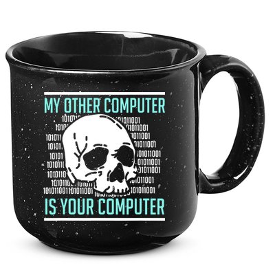 Cyber Hacker Computer Security Expert Cybersecurity 15oz Campfire Ceramic Mug
