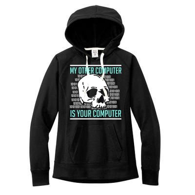 Cyber Hacker Computer Security Expert Cybersecurity Women's Fleece Hoodie