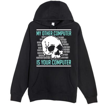 Cyber Hacker Computer Security Expert Cybersecurity Premium Pullover Hoodie