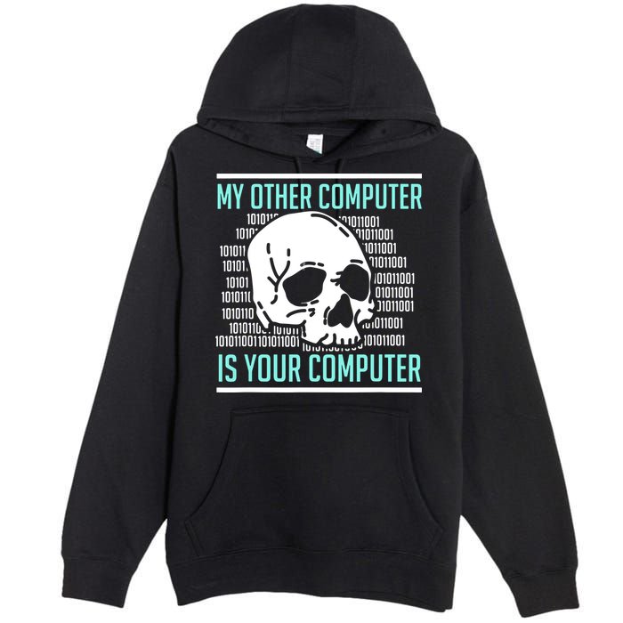Cyber Hacker Computer Security Expert Cybersecurity Premium Pullover Hoodie