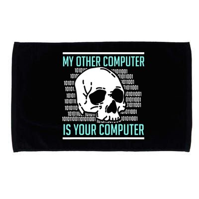 Cyber Hacker Computer Security Expert Cybersecurity Microfiber Hand Towel