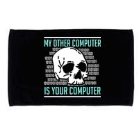 Cyber Hacker Computer Security Expert Cybersecurity Microfiber Hand Towel