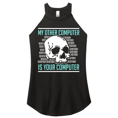 Cyber Hacker Computer Security Expert Cybersecurity Women's Perfect Tri Rocker Tank