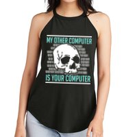 Cyber Hacker Computer Security Expert Cybersecurity Women's Perfect Tri Rocker Tank