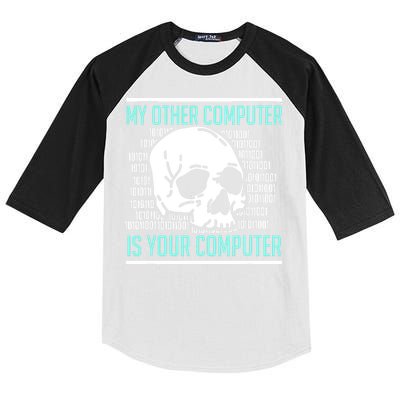 Cyber Hacker Computer Security Expert Cybersecurity Kids Colorblock Raglan Jersey