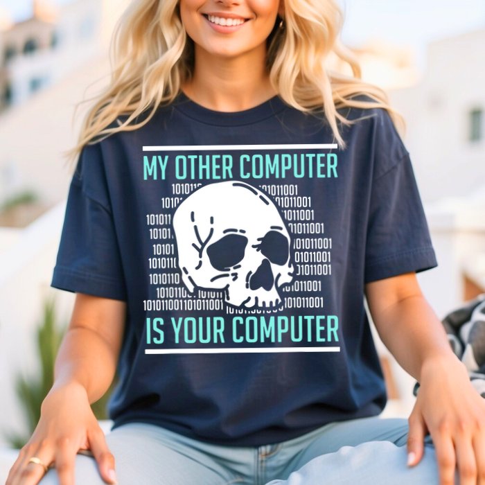 Cyber Hacker Computer Security Expert Cybersecurity Comfort Colors T-Shirt
