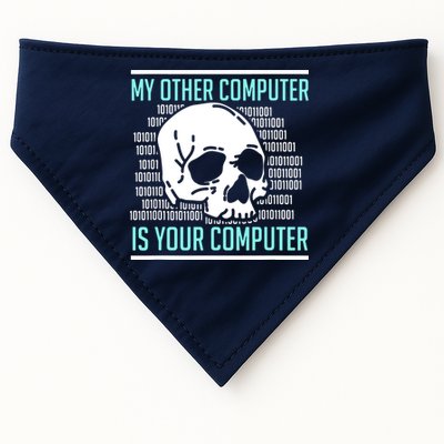 Cyber Hacker Computer Security Expert Cybersecurity USA-Made Doggie Bandana
