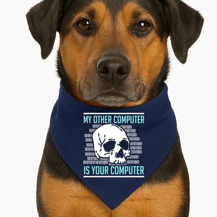 Cyber Hacker Computer Security Expert Cybersecurity USA-Made Doggie Bandana