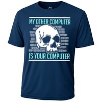 Cyber Hacker Computer Security Expert Cybersecurity Cooling Performance Crew T-Shirt