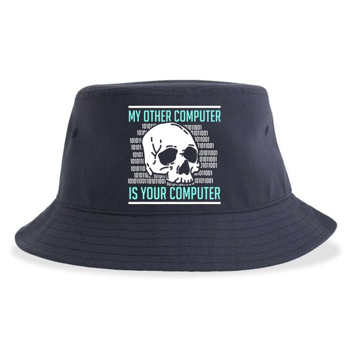 Cyber Hacker Computer Security Expert Cybersecurity Sustainable Bucket Hat