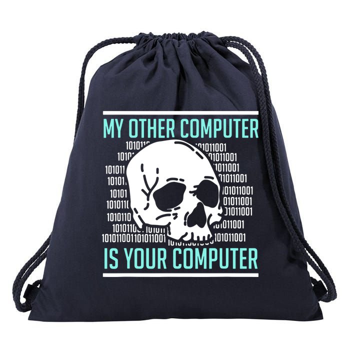 Cyber Hacker Computer Security Expert Cybersecurity Drawstring Bag