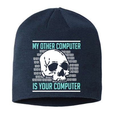 Cyber Hacker Computer Security Expert Cybersecurity Sustainable Beanie