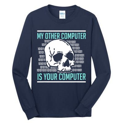 Cyber Hacker Computer Security Expert Cybersecurity Tall Long Sleeve T-Shirt
