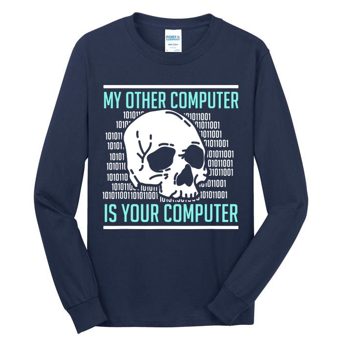 Cyber Hacker Computer Security Expert Cybersecurity Tall Long Sleeve T-Shirt