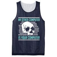 Cyber Hacker Computer Security Expert Cybersecurity Mesh Reversible Basketball Jersey Tank