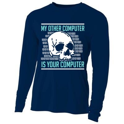Cyber Hacker Computer Security Expert Cybersecurity Cooling Performance Long Sleeve Crew