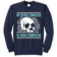 Cyber Hacker Computer Security Expert Cybersecurity Tall Sweatshirt