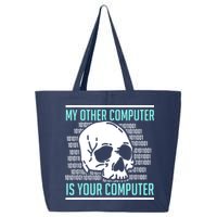 Cyber Hacker Computer Security Expert Cybersecurity 25L Jumbo Tote