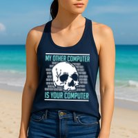 Cyber Hacker Computer Security Expert Cybersecurity Womens Tank Top