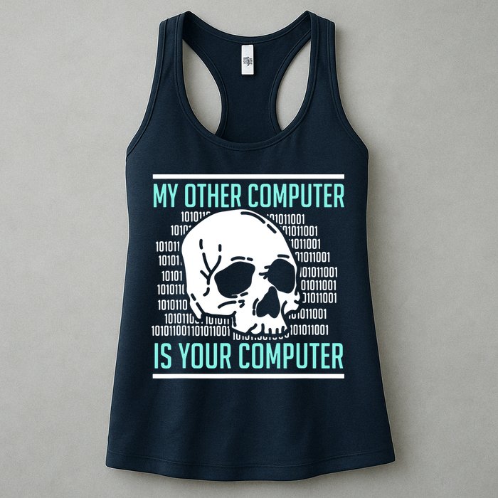 Cyber Hacker Computer Security Expert Cybersecurity Womens Tank Top