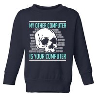 Cyber Hacker Computer Security Expert Cybersecurity Toddler Sweatshirt