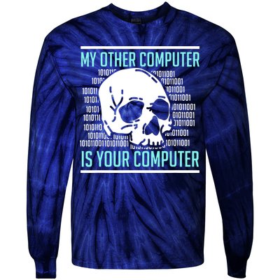 Cyber Hacker Computer Security Expert Cybersecurity Tie-Dye Long Sleeve Shirt