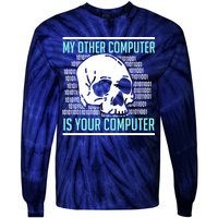Cyber Hacker Computer Security Expert Cybersecurity Tie-Dye Long Sleeve Shirt