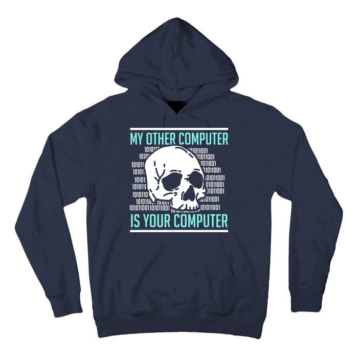 Cyber Hacker Computer Security Expert Cybersecurity Tall Hoodie