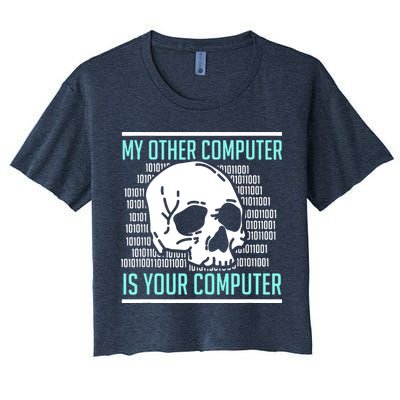 Cyber Hacker Computer Security Expert Cybersecurity Crop Top