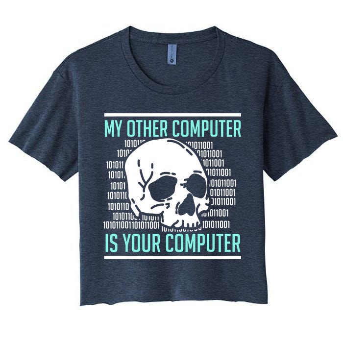 Cyber Hacker Computer Security Expert Cybersecurity Crop Top