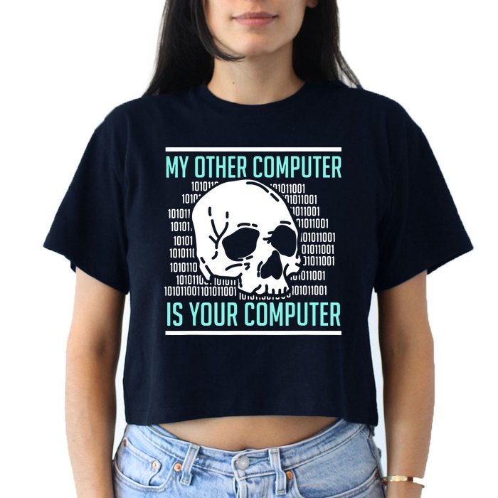 Cyber Hacker Computer Security Expert Cybersecurity Crop Top