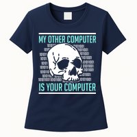 Cyber Hacker Computer Security Expert Cybersecurity Women's T-Shirt