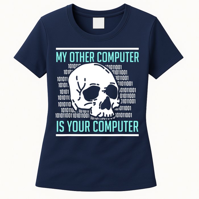 Cyber Hacker Computer Security Expert Cybersecurity Women's T-Shirt