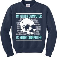 Cyber Hacker Computer Security Expert Cybersecurity Kids Sweatshirt