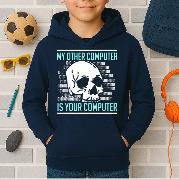 Cyber Hacker Computer Security Expert Cybersecurity Kids Hoodie