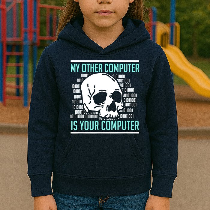 Cyber Hacker Computer Security Expert Cybersecurity Kids Hoodie
