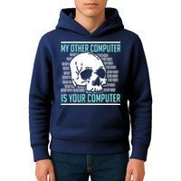 Cyber Hacker Computer Security Expert Cybersecurity Kids Hoodie