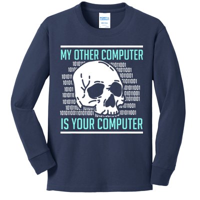 Cyber Hacker Computer Security Expert Cybersecurity Kids Long Sleeve Shirt