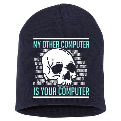 Cyber Hacker Computer Security Expert Cybersecurity Short Acrylic Beanie