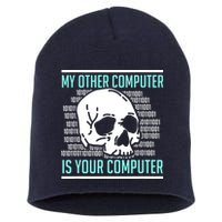 Cyber Hacker Computer Security Expert Cybersecurity Short Acrylic Beanie