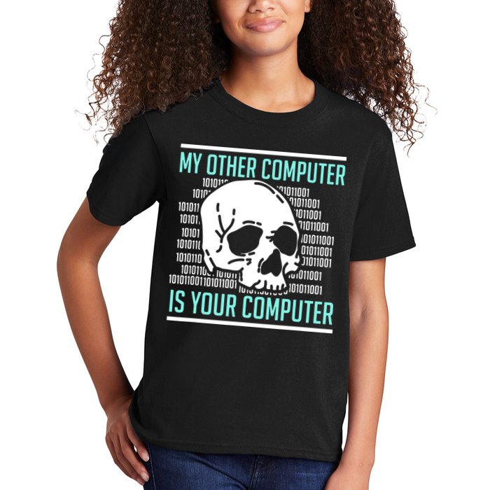 Cyber Hacker Computer Security Expert Cybersecurity Kids T-Shirt
