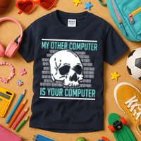 Cyber Hacker Computer Security Expert Cybersecurity Kids T-Shirt