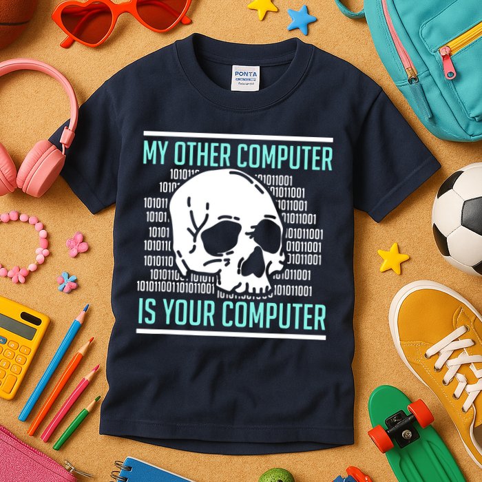 Cyber Hacker Computer Security Expert Cybersecurity Kids T-Shirt