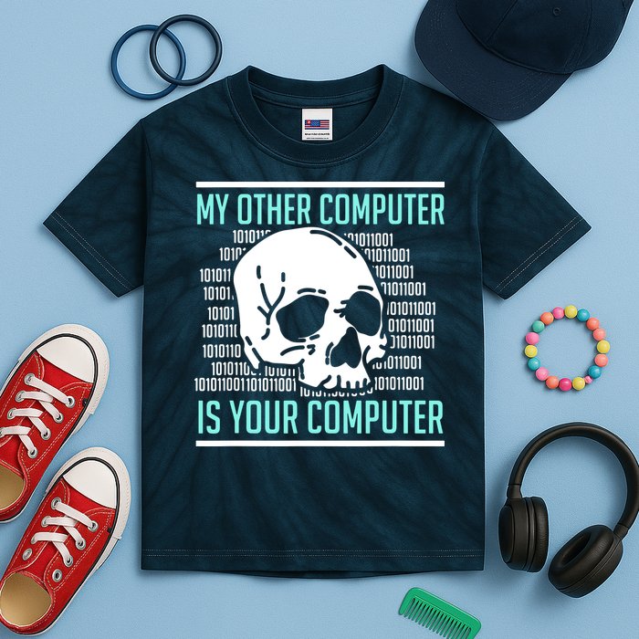 Cyber Hacker Computer Security Expert Cybersecurity Kids Tie-Dye T-Shirt